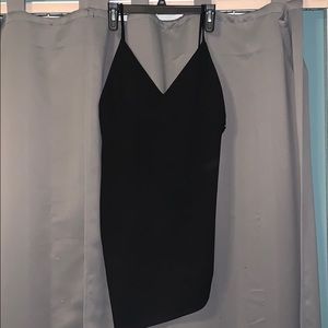 FRANCES BLACK BODYCON DRESS TOBI